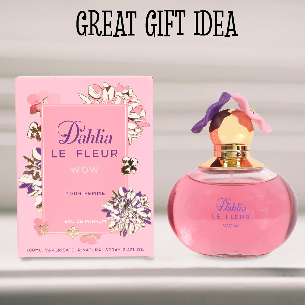 Dahlia Le Fleur Wow Spray Perfume Eau De Parfum For Women - 100ML/3.4 FL.OZ.