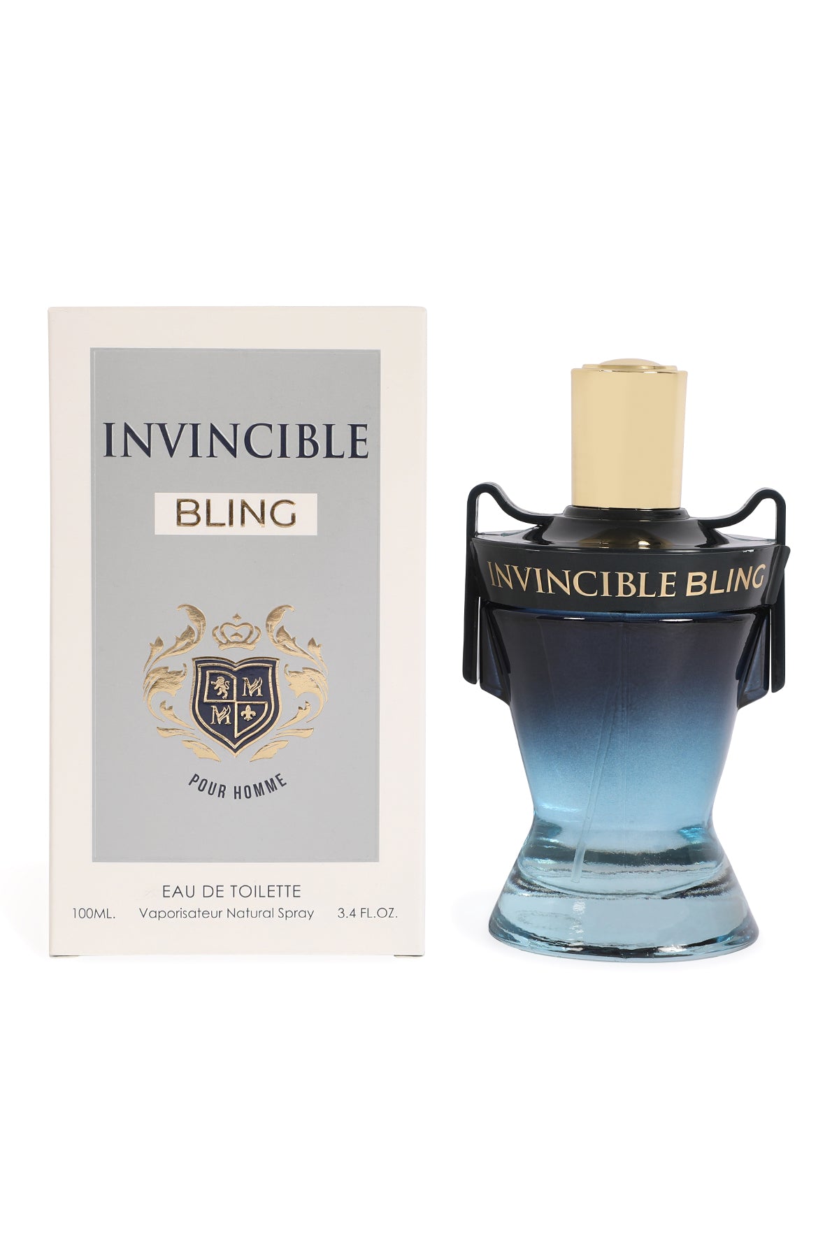Invincible Bling Spray Cologne Eau De Toilette For Men - 100ML/3.4 FL.OZ./3PCS
