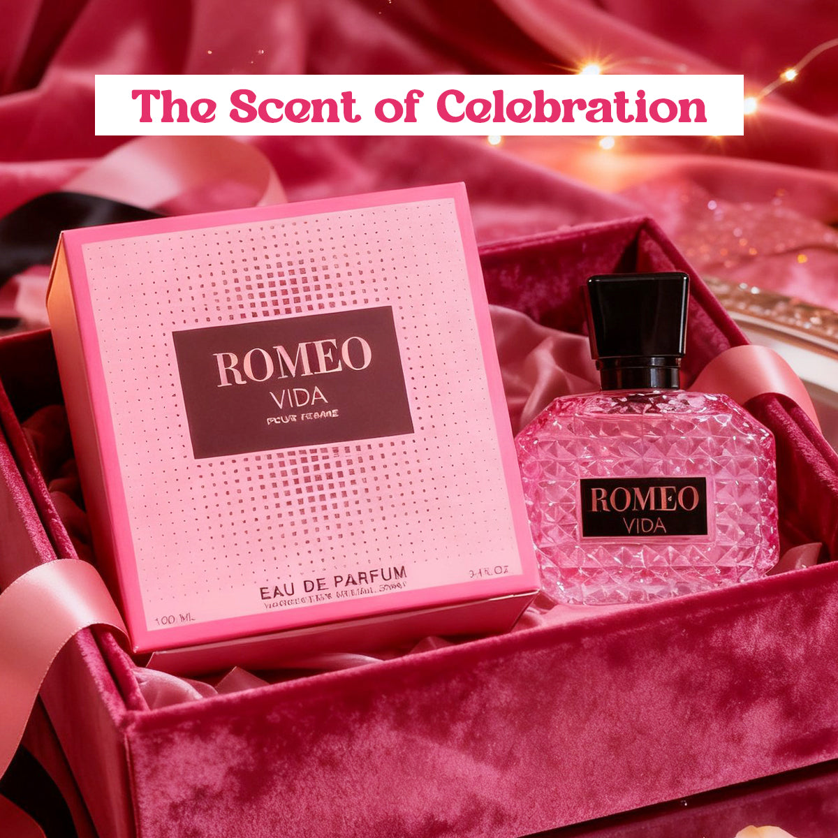 Romeo Vida Pour Femme Spray Perfume Eau De Parfum For Women - 100ML/3.4FL.OZ./3PCS