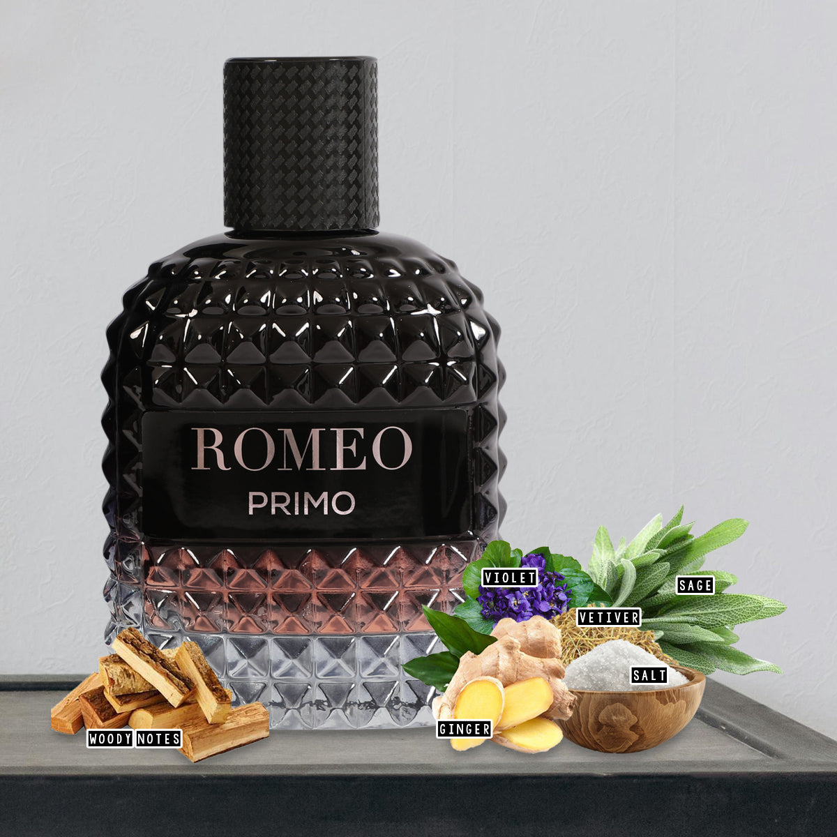 Romeo Primo Spray Cologne Eau De Toilette For Men - 100ML/3.4 FL.OZ.