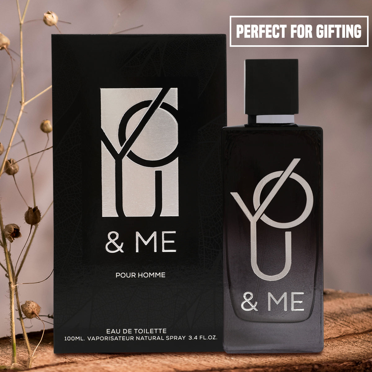 You & Me Spray Cologne Eau De Toilette For Men - 100ML/3.4 FL.OZ.