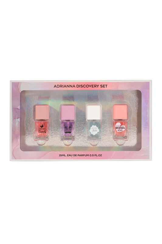 Adrianna Discovery Butterfly, Goddess, Halo, Broken Love Spray Perfume Eau De Parfum For Women-15ML/0.5FL.OZ./3 GIFT SET