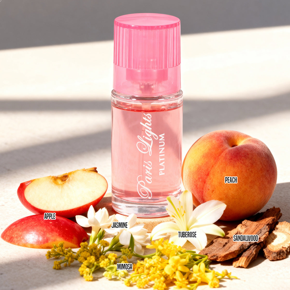 Paris Light Discovery Rose, Sparkle, Platinum, Light Spray Perfume Eau De Parfum For Women - 15ML/0.5FL.OZ./3 GIFT SET