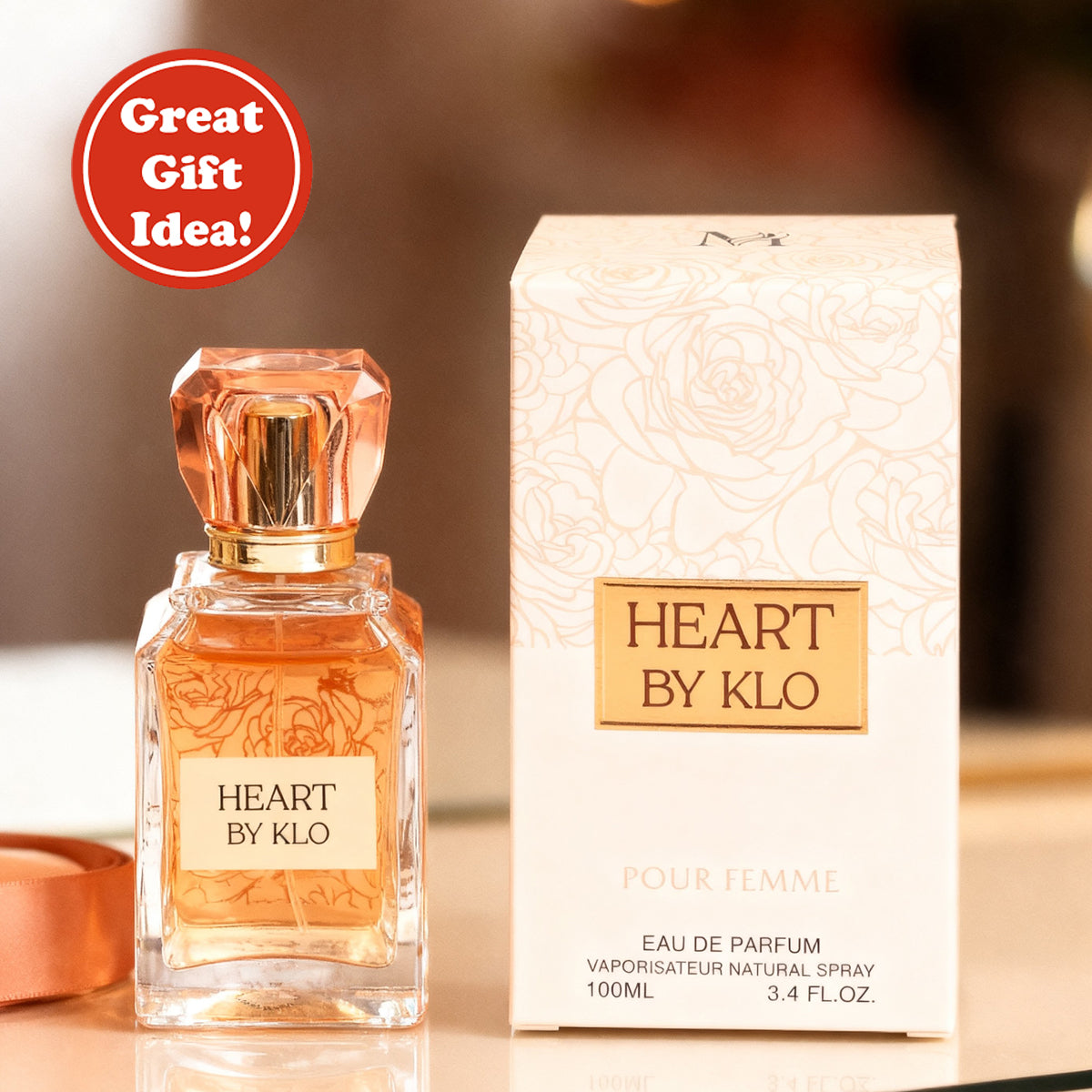 Heart By KLO Women Spray Perfume Eau De Parfum For Women - 100ML/3.4FL.OZ.