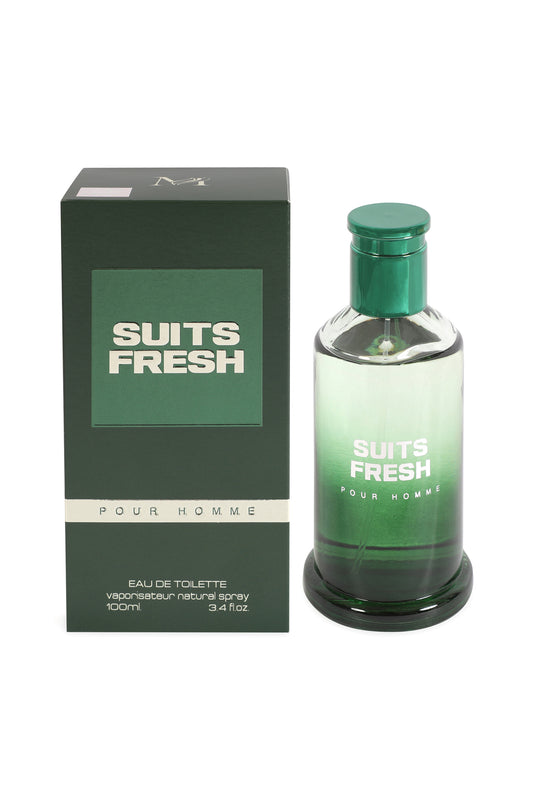 Suits Fresh Spray Perfume Eau De Toilette For Men - 100ML/3.4 FL.OZ.