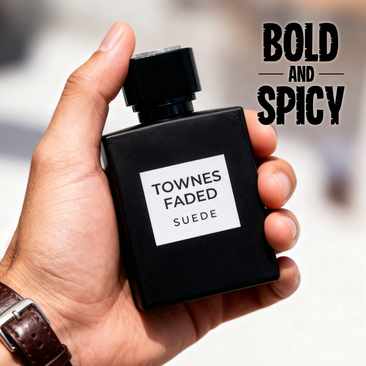 Townes Faded Suede Spray Perfume Eau De Toilette For Men - 100ML/3.4 FL.OZ