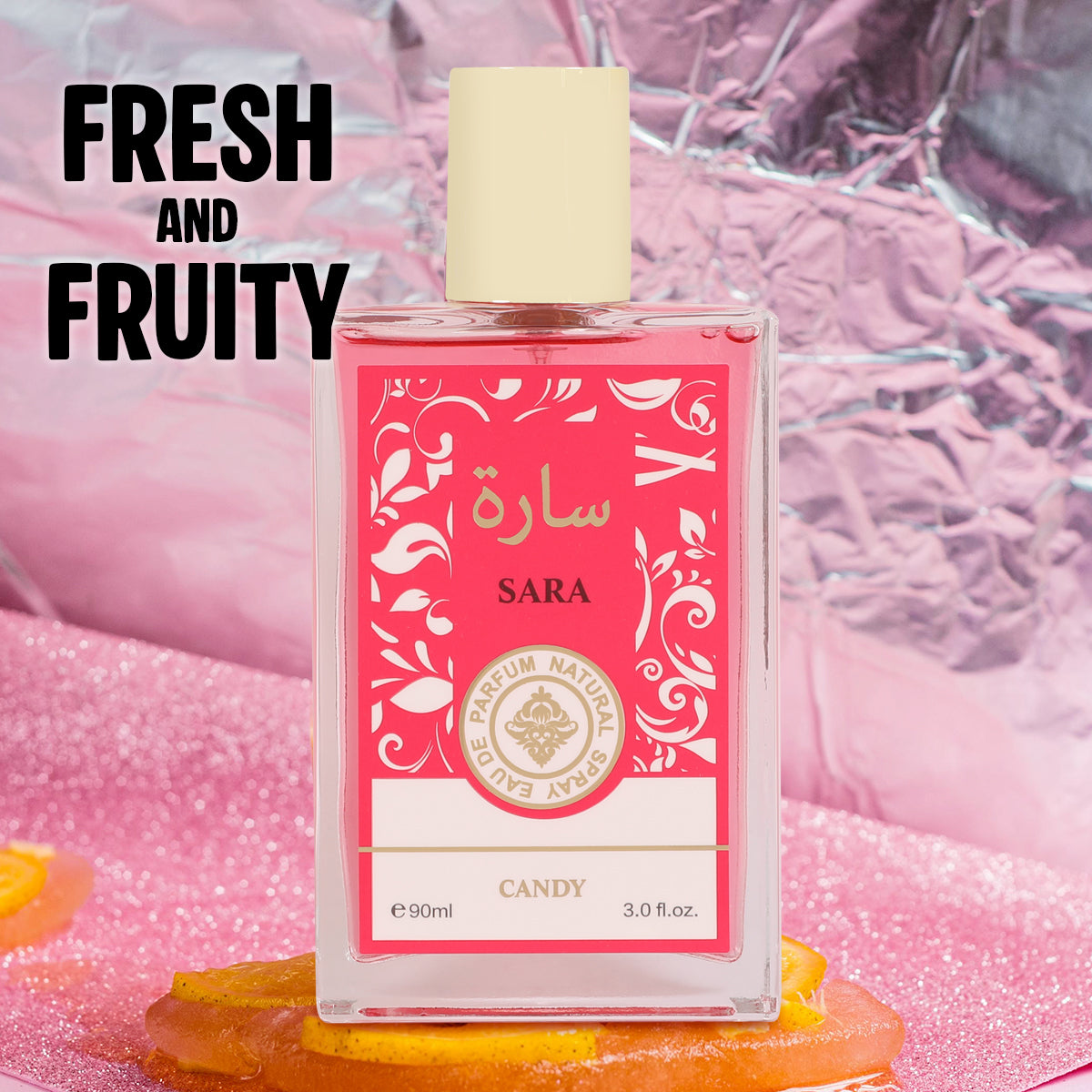 Sara Candy Spray Perfume Eau De Parfum For Women - 90ML/3.0FL.OZ./3PCS