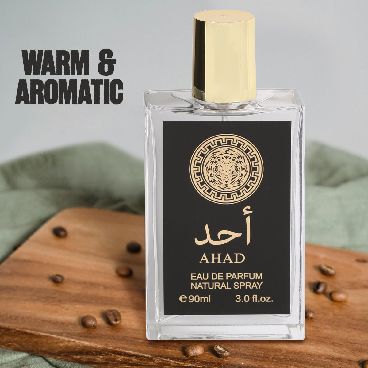 Ahad Spray Perfume Eau De Parfum For Men - 90ML/3.0FL.OZ