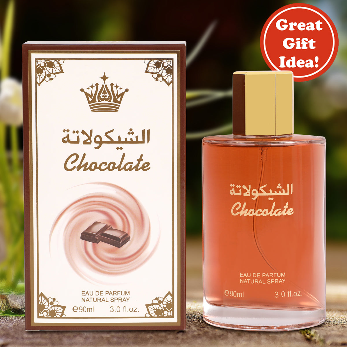 Chocolate Spray Perfume Eau De Parfum For Men And Women - 90ML/3.0FL.OZ./3PCS