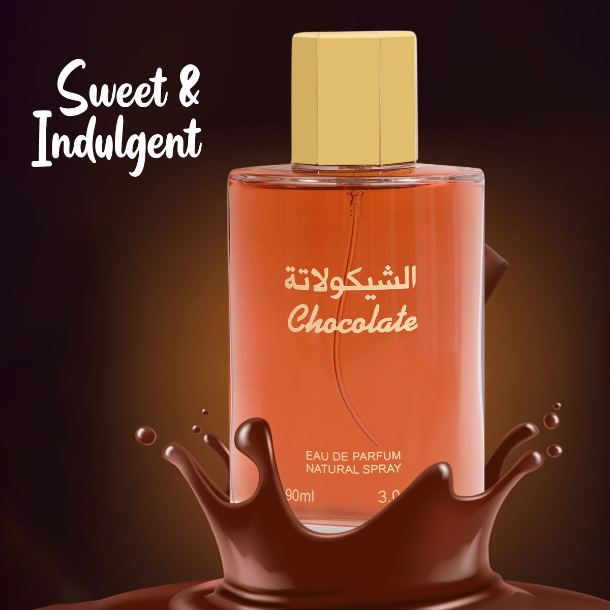 Chocolate Spray Perfume Eau De Parfum For Men And Women - 90ML/3.0FL.OZ./3PCS