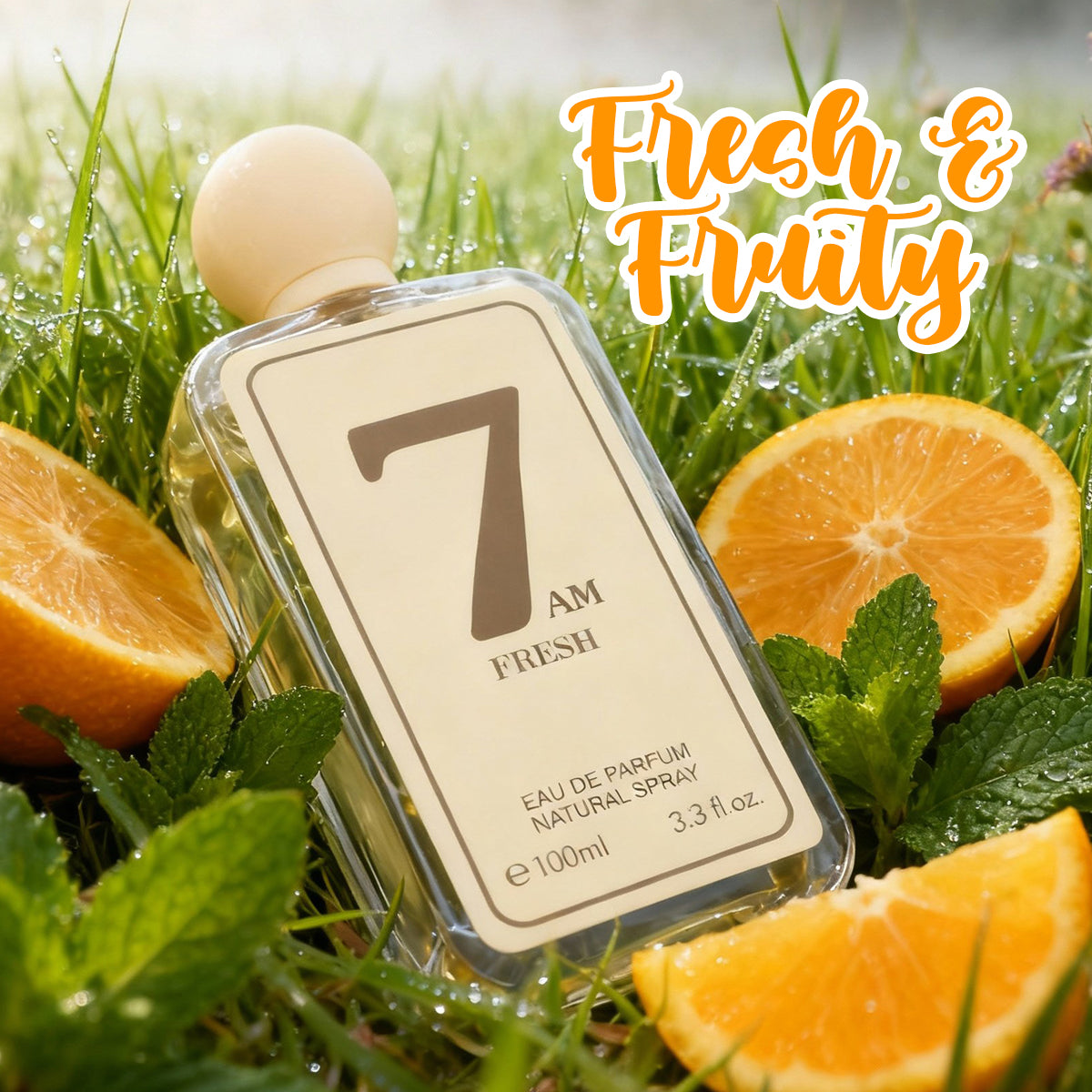 7AM Fresh Spray Perfume Eau De Parfum For Men And Women - 100ML/3.3FL.OZ.