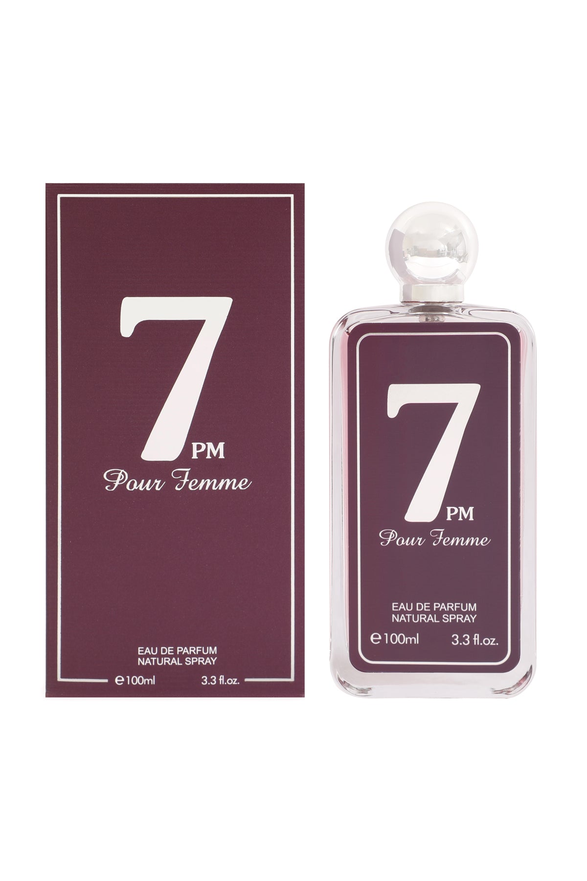 7 PM Pour Femme Spray Perfume Eau De Parfum For Women - 100ML/3.4FL.OZ./3PCS