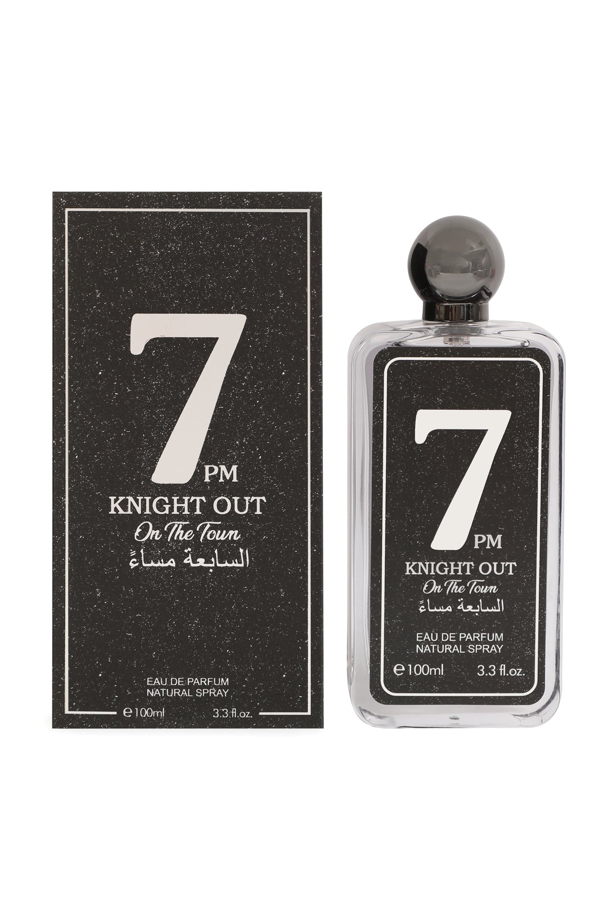7 PM Knight Out On The Town Spray Perfume Eau De Parfum For Men And Women 100ML/3.3FL.OZ.