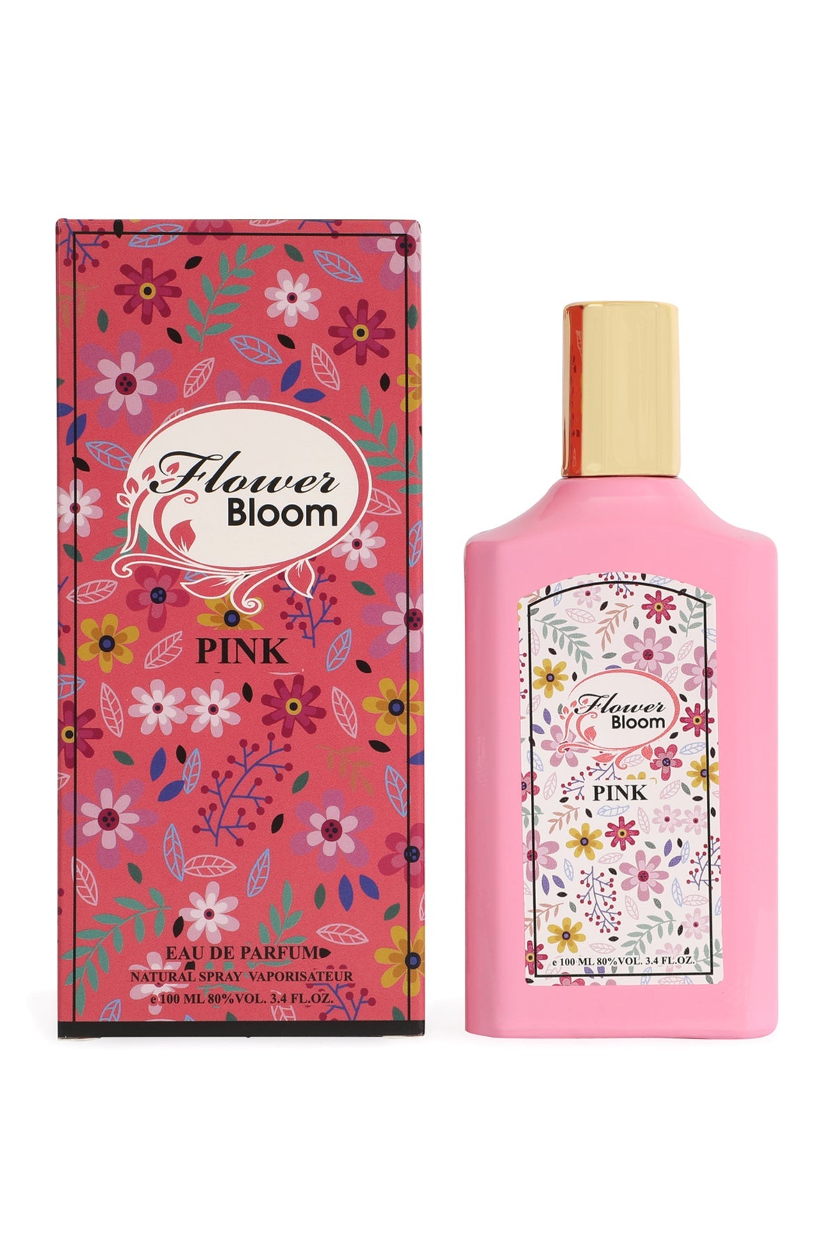 Flower Bloom Pink Spray Perfume Eau De Parfum For Women - 100ML/3.4 FL.OZ.