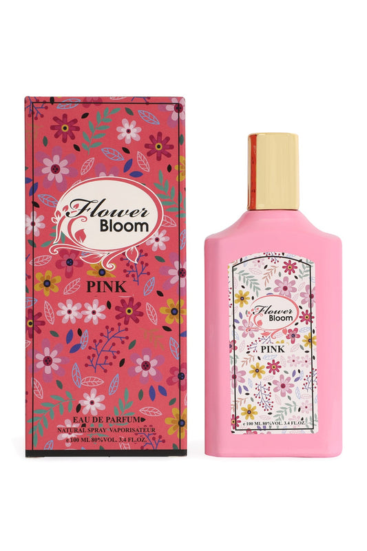 Flower Bloom Pink Spray Perfume Eau De Parfum For Women - 100ML/3.4 FL.OZ.