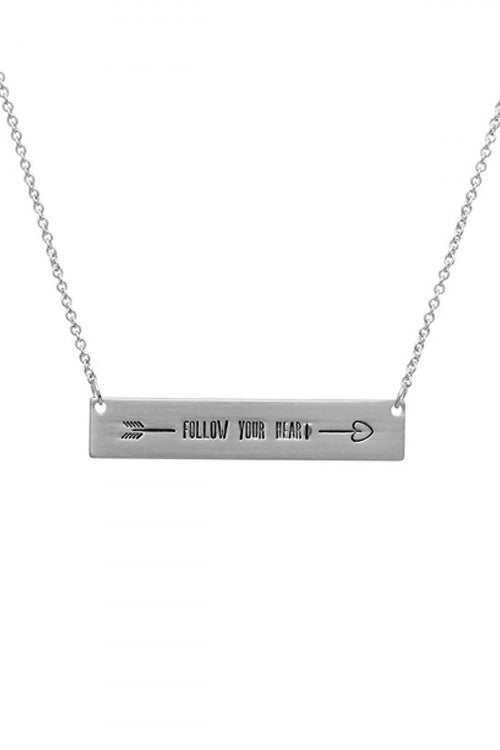 Bar Follow Your Heart Neacklace