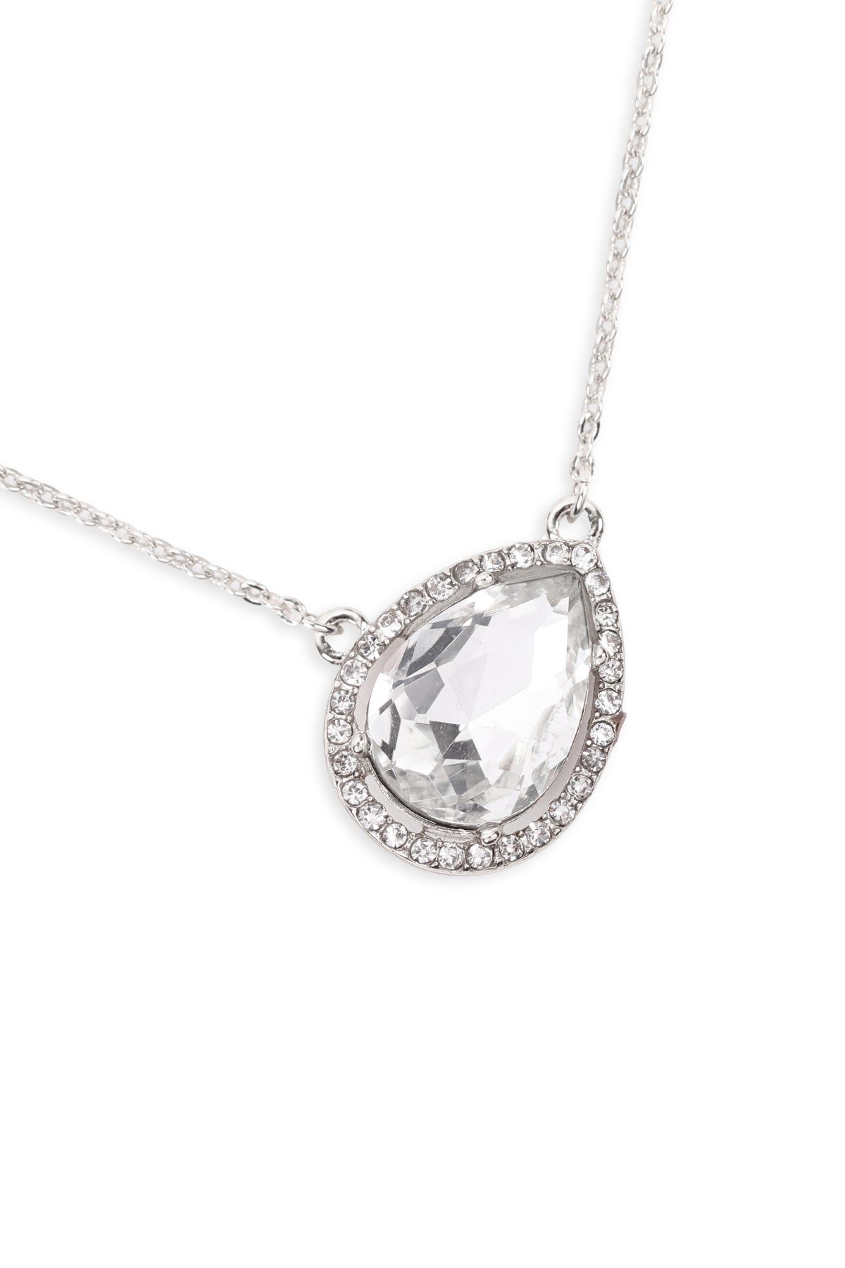 Teardrop Shape Pendant Necklace