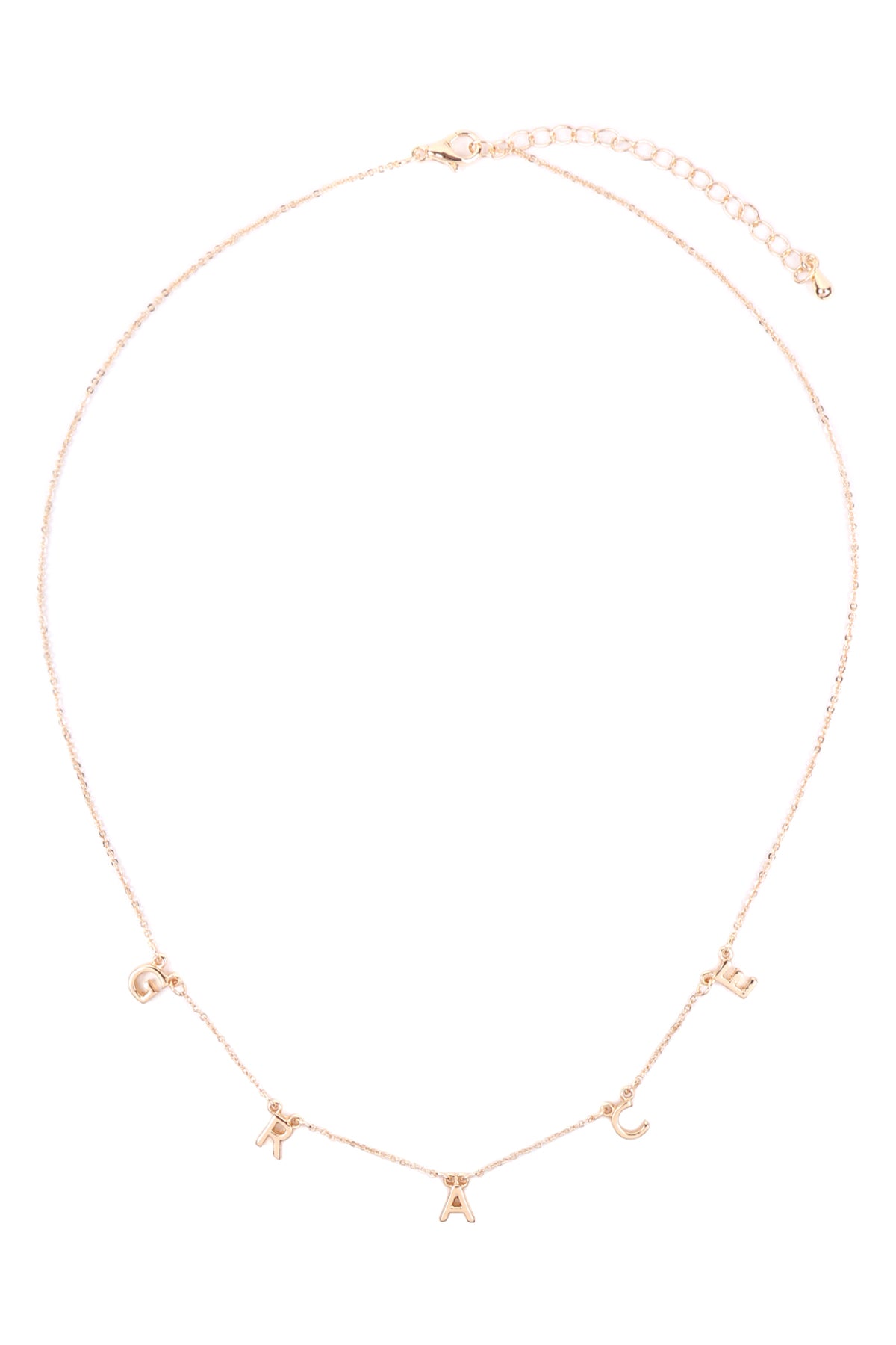 Grace Word Station Necklace
