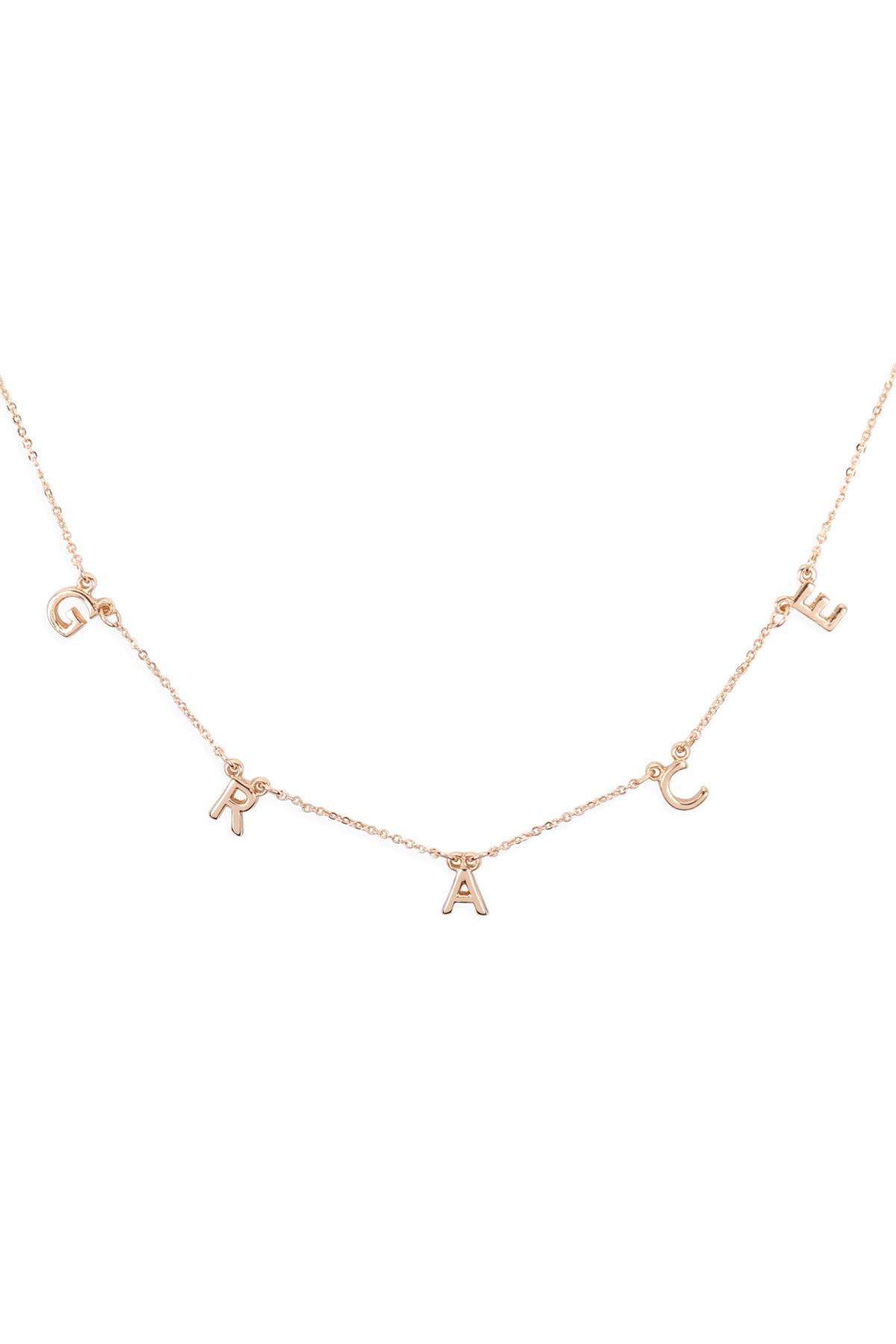 Grace Word Station Necklace