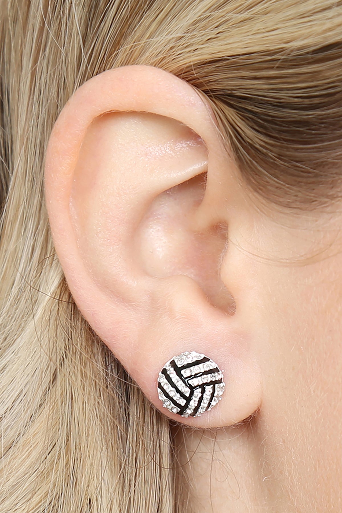 Volleyball Sports Stud Earrings