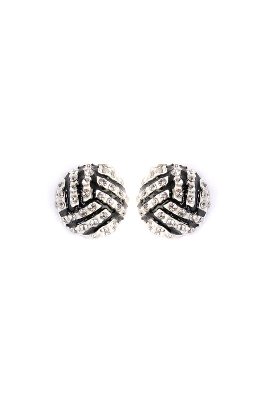 Volleyball Sports Stud Earrings