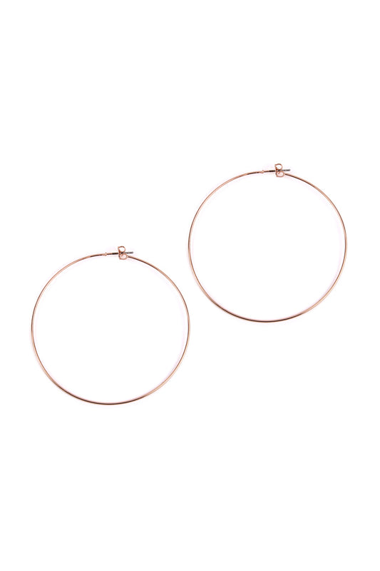 60MM Wire Hoop Earrings