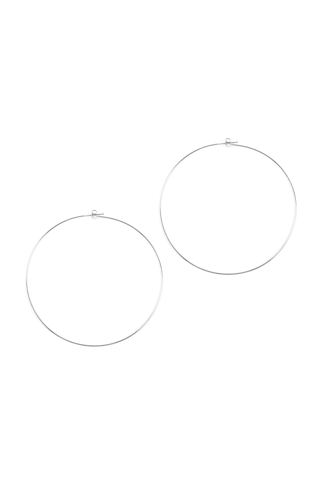 80MM Wire Hoop Earrings