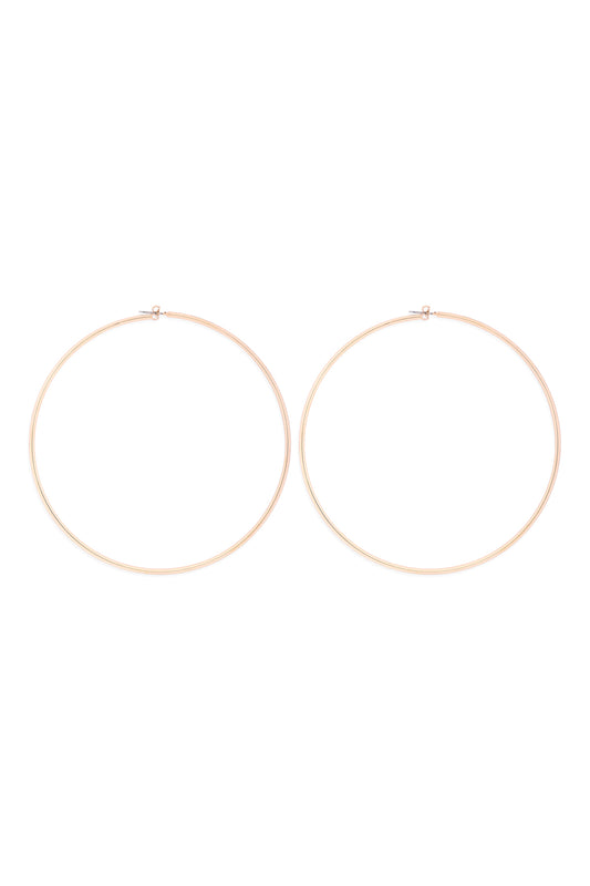 100M Wire Hoop Earrings