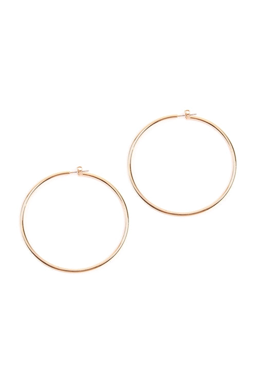60MM Wire Hoop Earrings