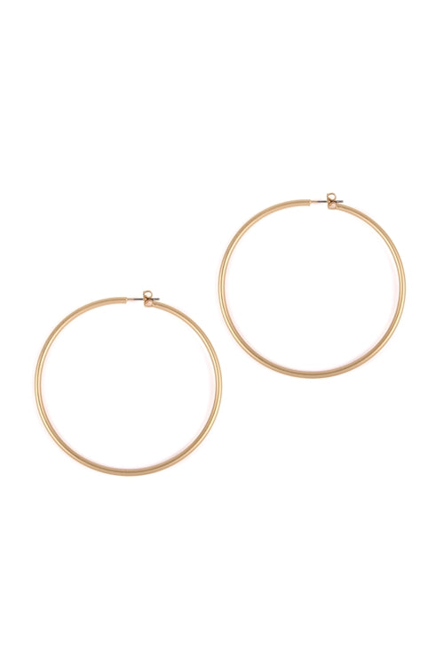 60MM Wire Hoop Earrings