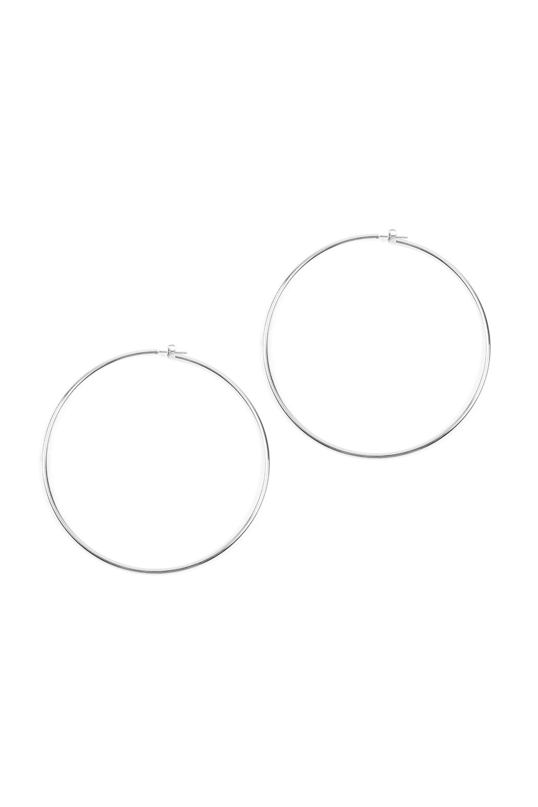 80MM Wire Hoop Earrings