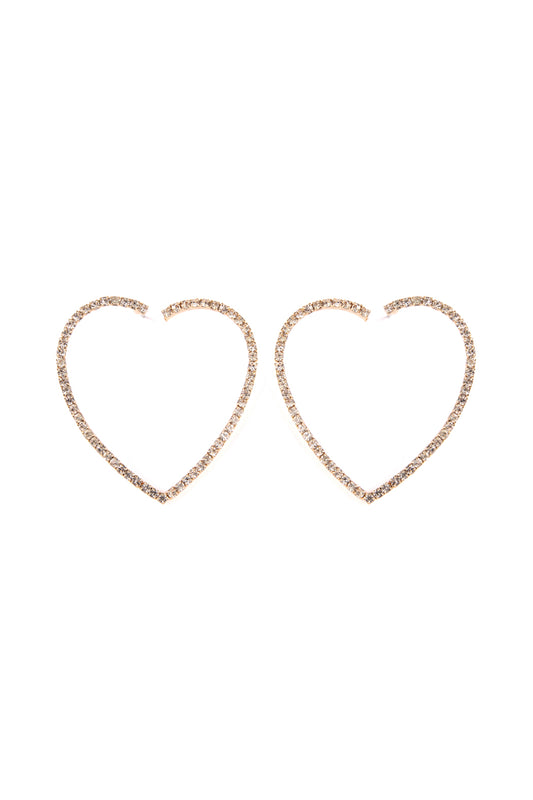 1.5" Heart Shape Earrings