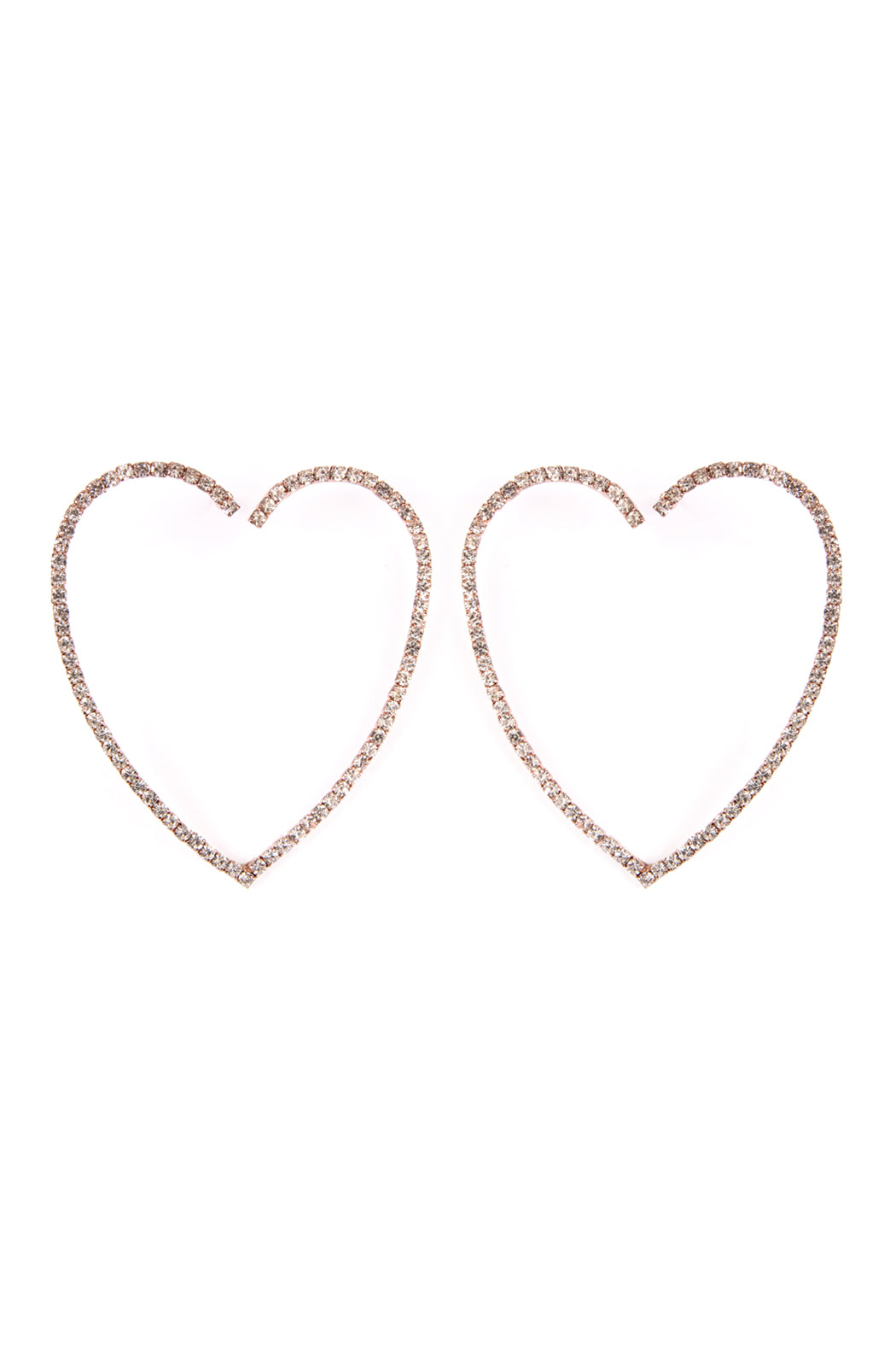 2" Heart Shape Earrings