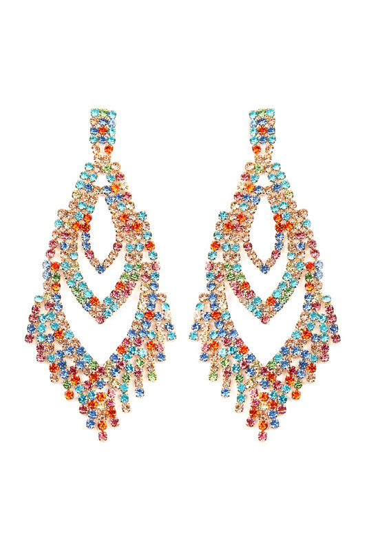 Layer Design Fringe Earrings A2ua Multicolor
