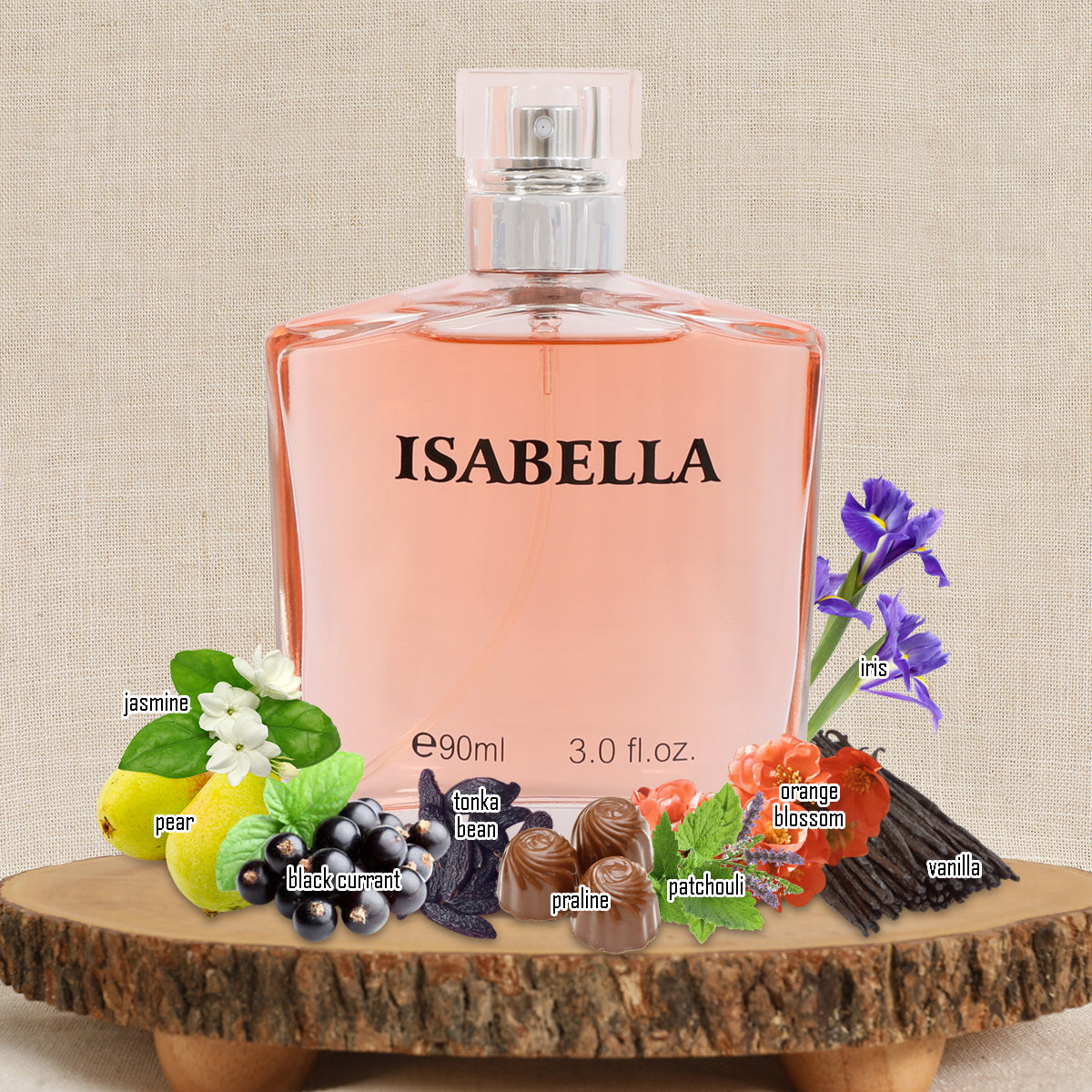 Isabella Spray Perfume Eau De Parfum For Women - 90ML/3.0 FL.OZ.