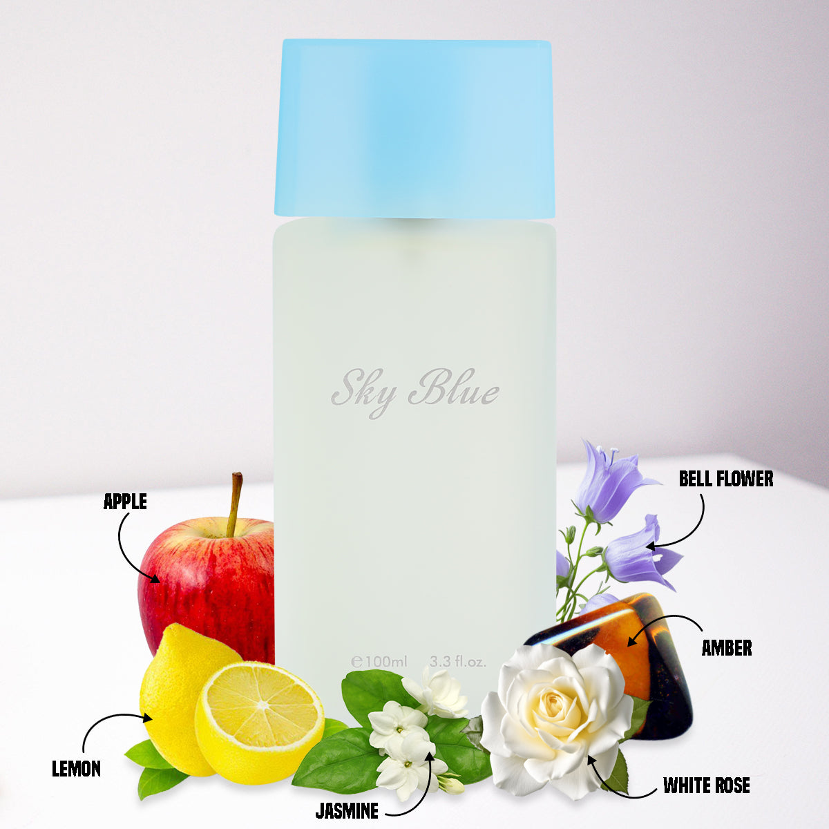 Sky Blue Spray Perfume Eau De Parfum For Women - 100ML/3.3 FL. OZ.