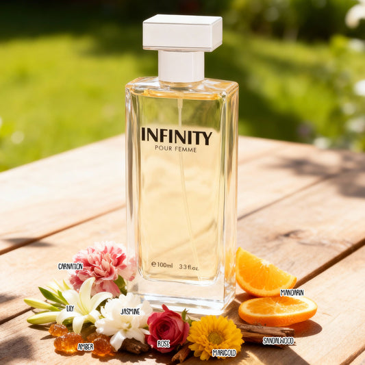 Infinity Spray Perfume Eau De Parfum For Women - 100ML/3.3FL.OZ.