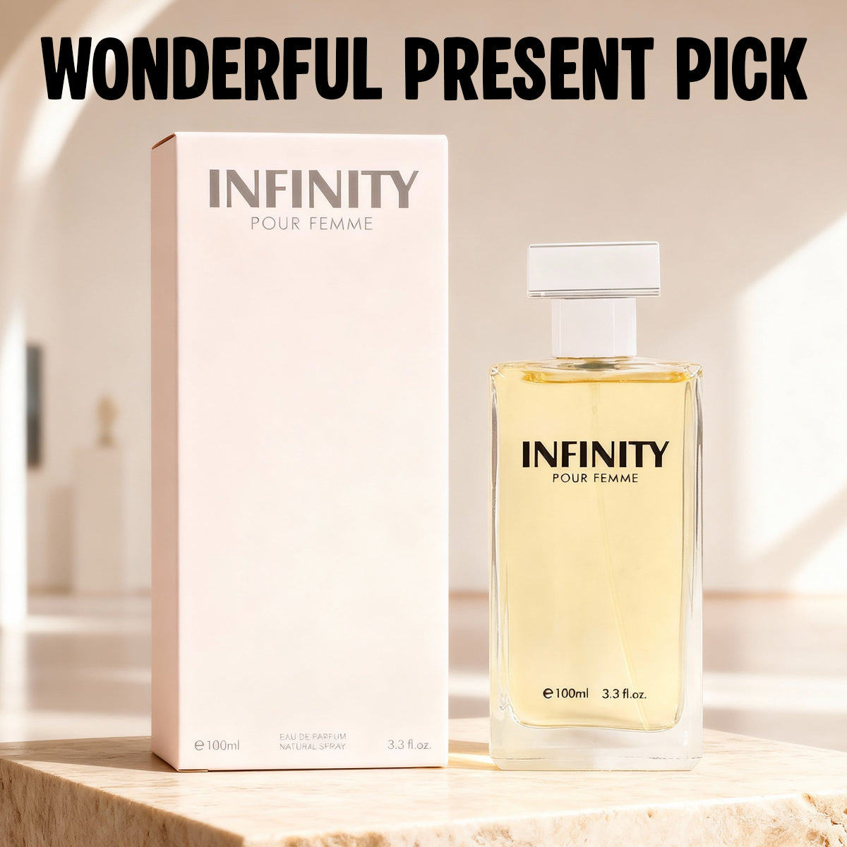 Infinity Spray Perfume Eau De Parfum For Women - 100ML/3.3FL.OZ.