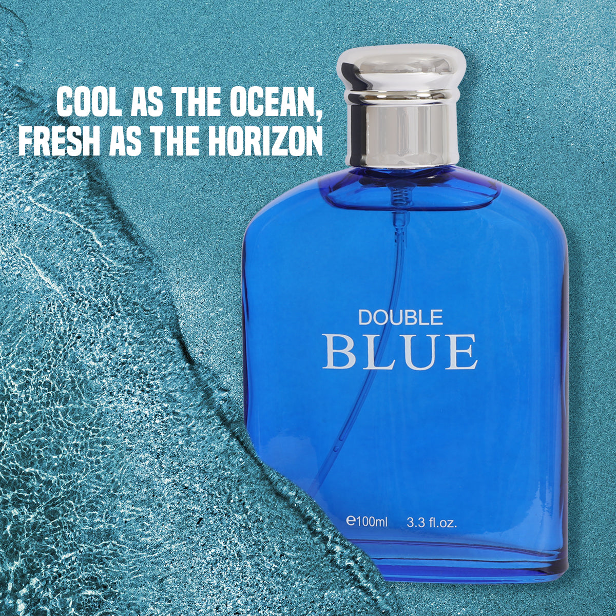 Double Blue Spray Cologne Eau De Toilette For Men - 100ML/3.3 FL.OZ.