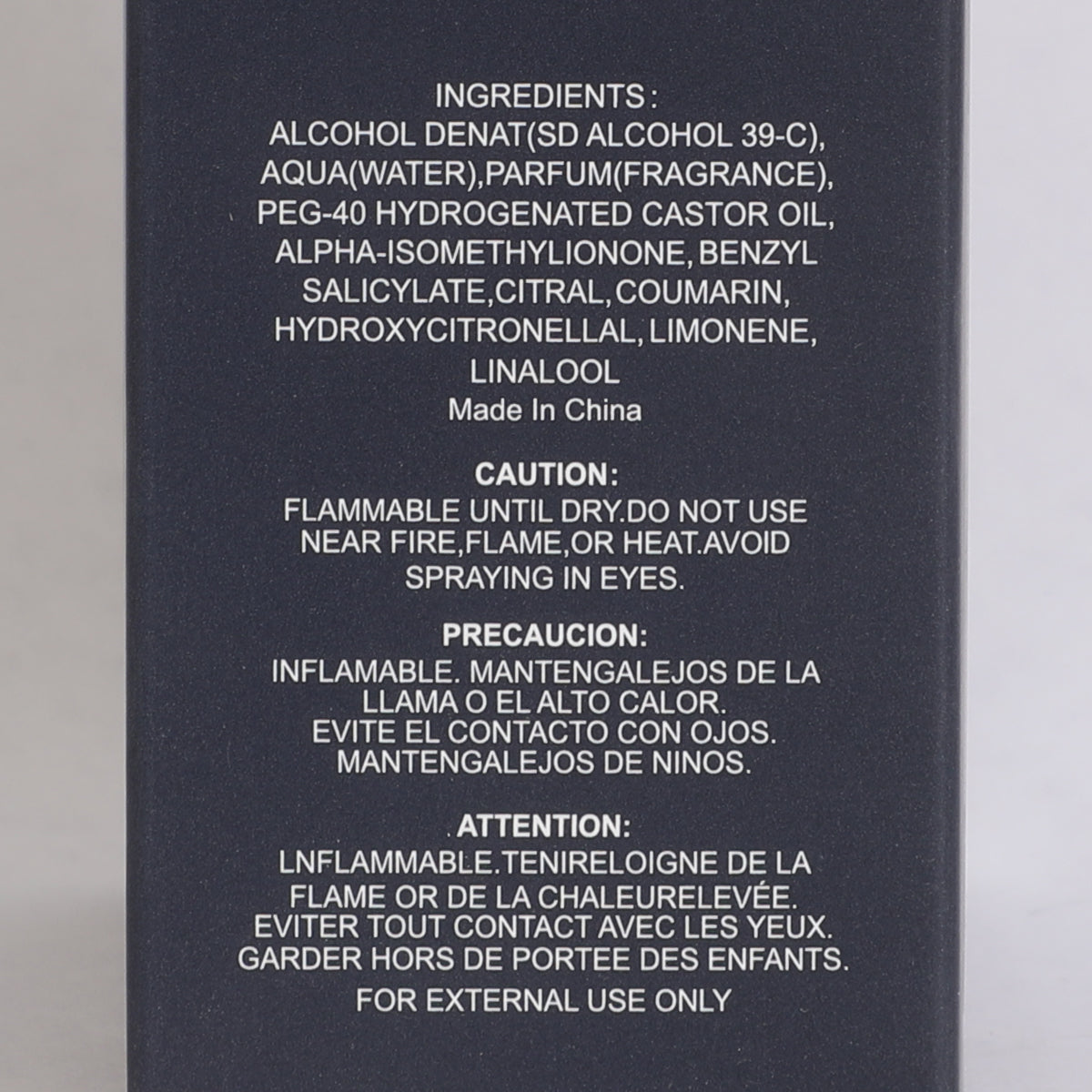 Double Blue Spray Cologne Eau De Toilette For Men - 100ML/3.3 FL.OZ.