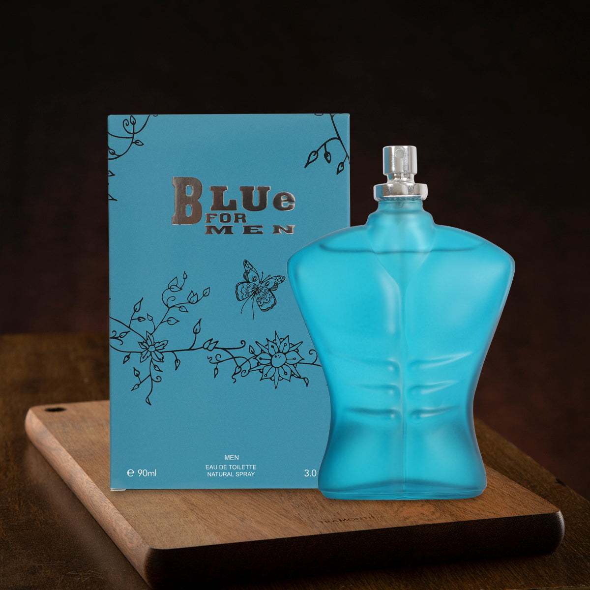 Blue For Men Spray Cologne Eau De Toilette For Men - 90ML/3.0 FL.OZ.