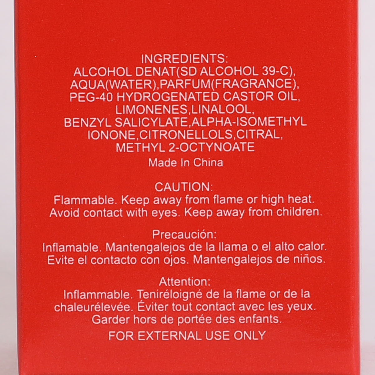 Red Sexy Spray Perfume Eau De Parfum For Women - 95ML/3.2 FL.OZ.