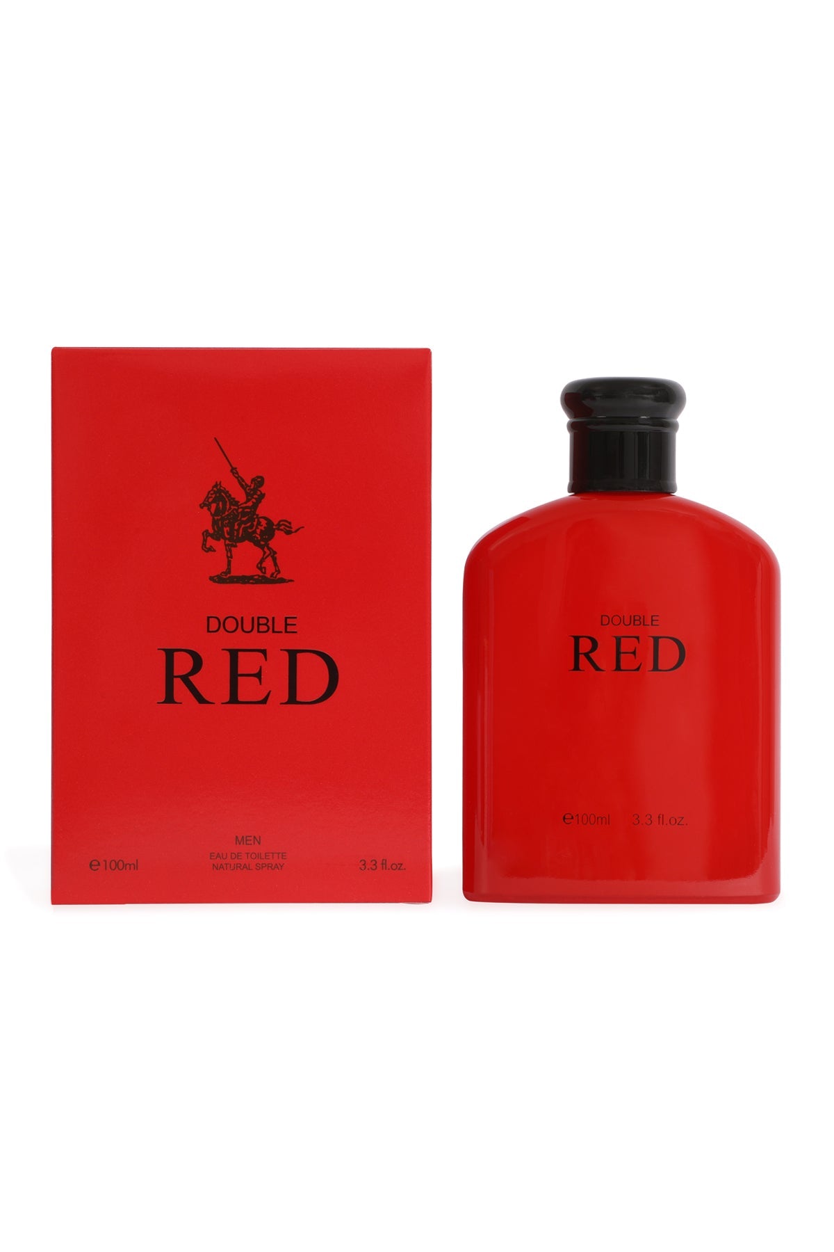 Double Red Spray Cologne Eau De Parfum Toilette For Men - 100ML/3.3 FL.OZ.