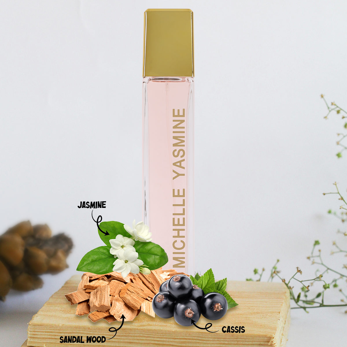 Michelle Yasmine Spray Perfume Eau De Parfum For Women - 100ML/3.3 FL. OZ.