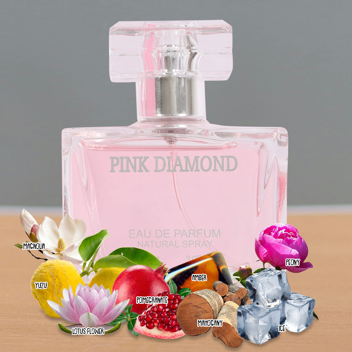Pink Diamond Spray Perfume Eau De Parfum For Women - 90ML/3.0 FL. OZ.