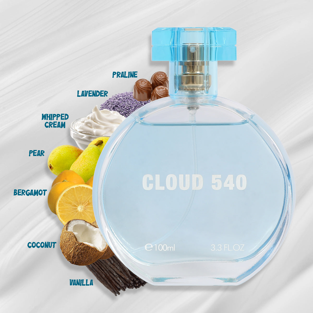 Cloud 540 Spray Perfume Eau De Parfum For Women - 100ML/3.3 FL.OZ.