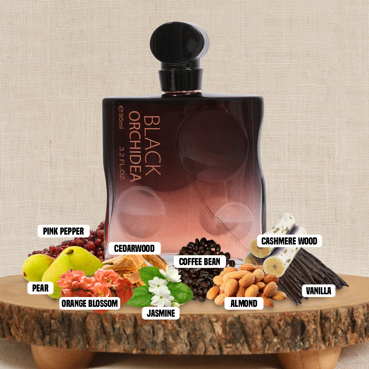 Black Orchidea Spray Perfume Eau De Parfum For Women - 95ML/3.2 FL. OZ.