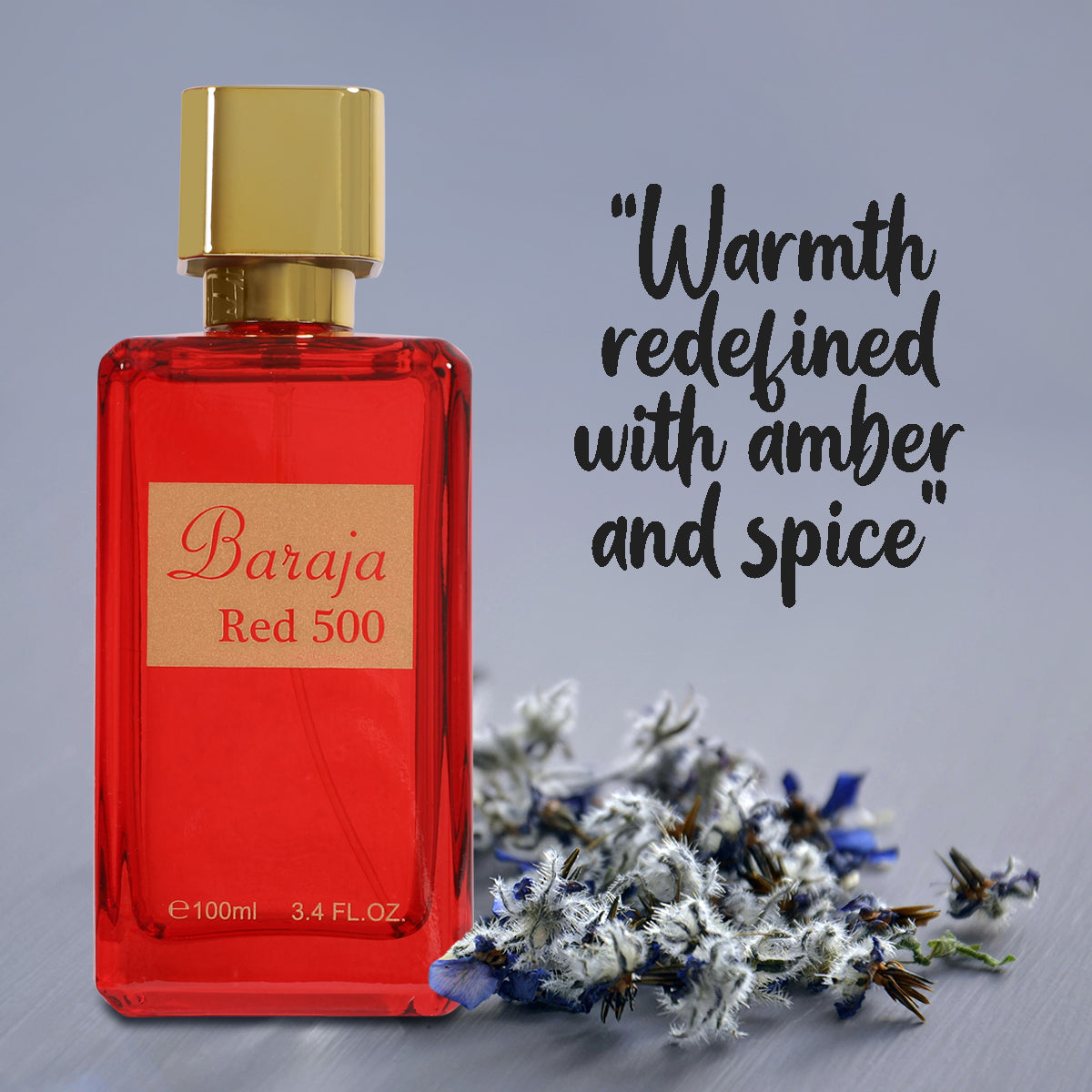 Baraja Red 500 Spray Perfume For Women - 100ML/3.4 FL. OZ.