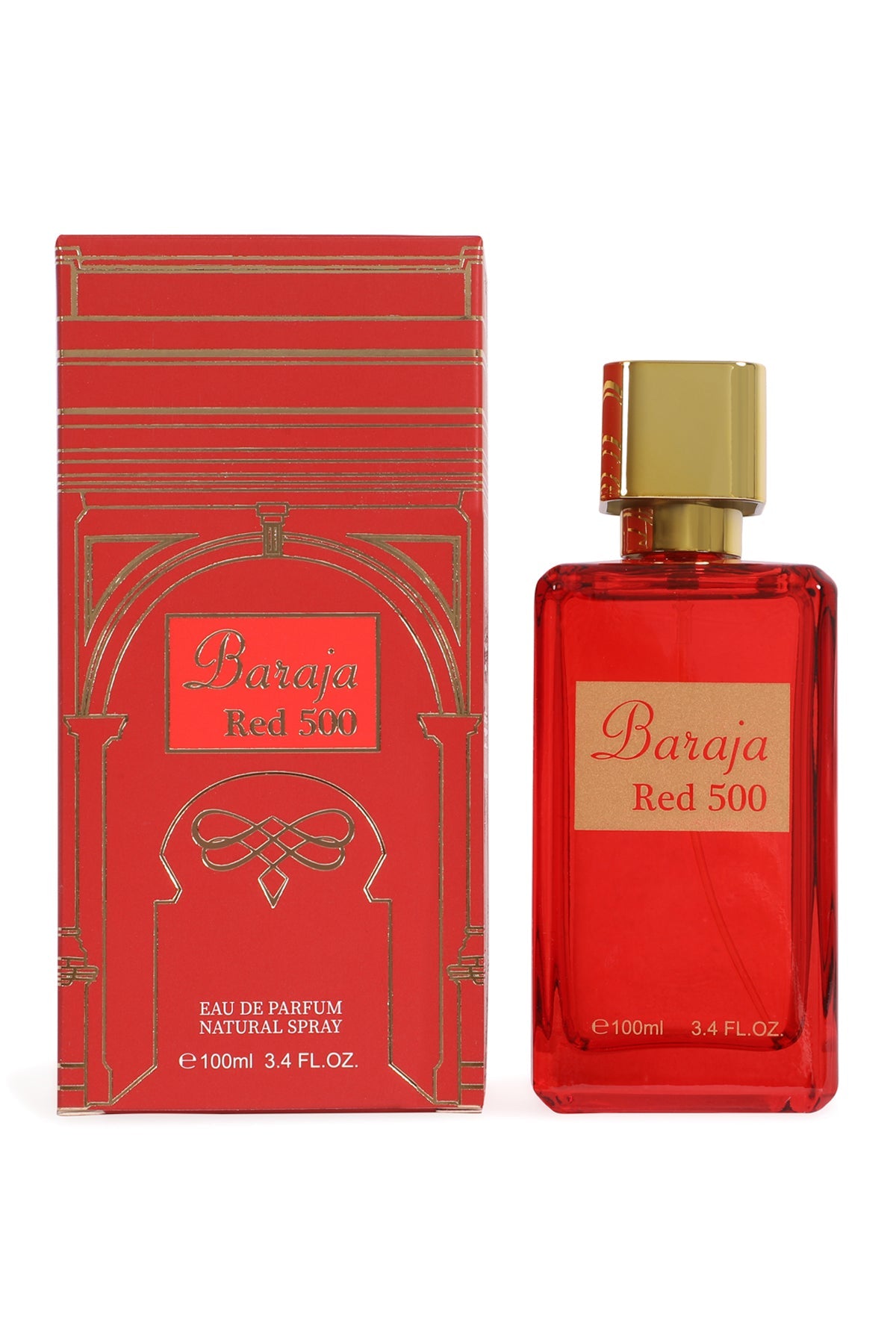 Baraja Red 500 Spray Perfume For Women - 100ML/3.4 FL. OZ.