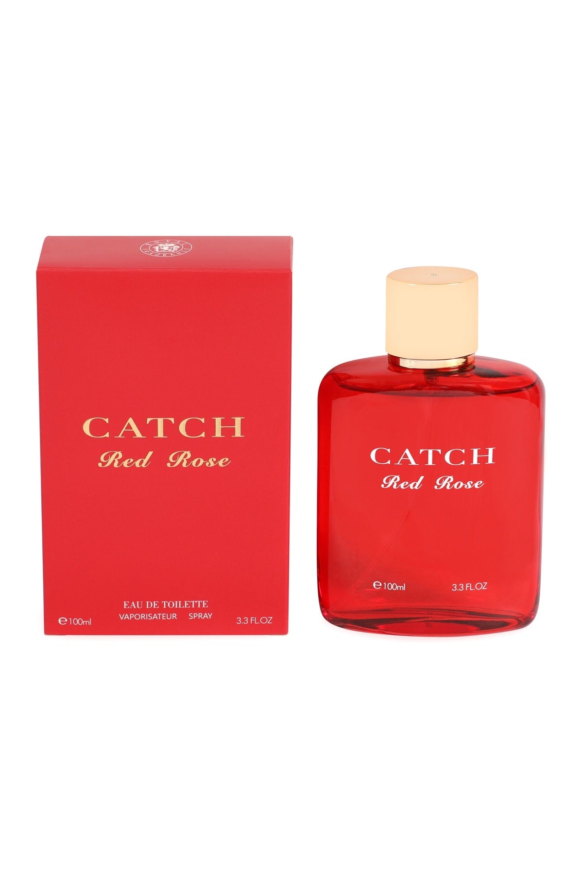 Catch Red Rose Spray Perfume Eau De Toilette For Women - 100ML/3.3 FL.OZ.